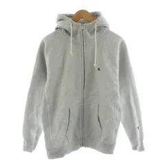 チャンピオン CHAMPION ReverseWeave ストームシェル ジップフーデッドスウェット STORMSHELL ZIP HOODED SWEAT パーカー ジップアップ XL グレー C3-L 109 /AN20 ■ECD001
