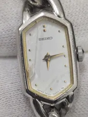 セイコー　SEIKO　 チェーンブレスレット 　腕時計 　レディース　白文字盤 シルバー　2E20-5360