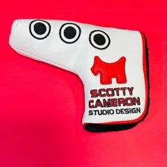 スコッティキャメロン　新作パターカバー　ホワイト❌レッドDOG 検索スコッチキャメロンパターカバー