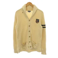 ポロ バイ ラルフローレン Polo by Ralph Lauren ニット カーディガン 長袖 ショールカラー カシミヤ 170 アイボリー /BM ■ECD001