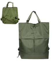 [CIWS] ヘルメット バッグ ２WAY トートバック リュック バックパック ビジネス 大容量 自転車 メンズ (グリーン) [グリーン]