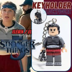 ストレンジャーシングス ミニフィグ ブロックキーホルダー エル
