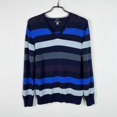 GAP ギャップ/ウール Vネック 薄い ニット メンズM/ラデン