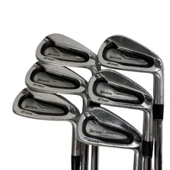 【中古】 ダンロップ SRIXON Z585 6S アイアンセット IR 純正特注シャフト (フレックスS) メンズ 男性用 右利き 右用 Dランク ゴルフクラブ