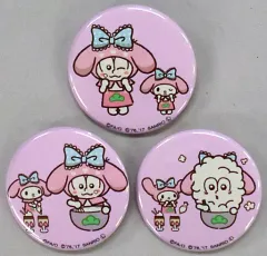 【中古】バッジ・ピンズ(キャラクター) トド松×マイメロディ 缶バッジ3個セット 「おそ松さん×サンリオキャラクターズ カフェ池袋店」