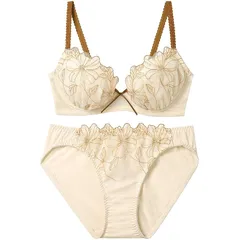 【新品】 AMPHI(アンフィ) ブラジャー ショーツセット 自然なまる胸メイク 【ブラ＆ショーツセット】 上下セット ブラ BCC231 BE C75 1