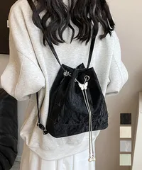 ショルダーバッグ バケツ型鞄 巾着バッグ