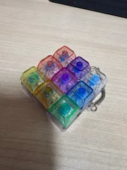 キーボード キーキャップ LED キーリング