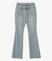 新品 SCULPTOR スカルプター ダブル ウェスト ブーツカット デニム