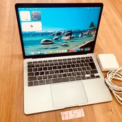 【動作確認済み】 MacBook air 13インチ 2020 アップル Apple M1 16GB 512GB 動画編集可能 カメラ内蔵 ノートPC ノートパソコン SSD搭載 macOSインストール済み 【4157】