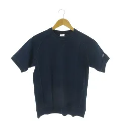 チャンピオン CHAMPION × フリークスストア FREAKS STORE 半袖Tシャツ S 紺 ネイビー インディゴ クルーネック ロゴ /AO10 ■ECD001