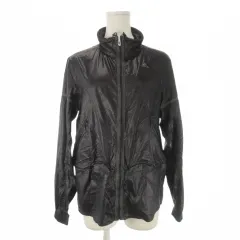 アディダス adidas ウインドブレーカー スポーツ ジップアップ L 黒 ブラック /CK28 ■ECD001