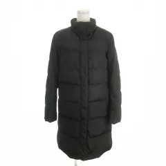 ユニクロ UNIQLO ダウンコート スタンドカラー XL 黒 ブラック /AH21 ■ECD001