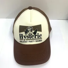 【中古】HYSTERIC GLAMOUR ギターガール メッシュキャップ ブラウン 02233QH05[92][240092329426]