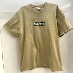 【中古】Supreme box logo Tee カモフラ サイズL ブラウン[92]