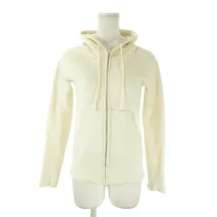 ドレステリア DRESSTERIOR ジップパーカー 1 白 ホワイト 長袖 裏起毛 /AO34 ■ECD001