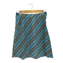 バーバリーブルーレーベル BURBERRY BLUE LABEL ストライプデザイン タイトスカート レディース  38