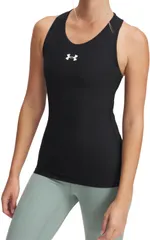 アンダーアーマー UNDER ARMOUR UA HEATGEAR COMPRESSION TANK レディース タンクトップ ノースリーブ インナー アンダーウェア 吸汗速乾 涼しい 夏 トレーニング  1389832 001 BLACK/WHITE