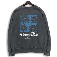 25SS★ BAYFLOW ベイフロー ウォッシュ加工★ フラワー 花柄 バックプリント スウェット トレーナー Sz.3 メンズ グレー