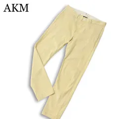 AKM x BIG JOHN  エイケイエム ビッグジョン ペイント加工★ ストレッチ スリム テーパード パンツ Sz.S メンズ 日本製のサムネイル