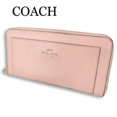 COACH コーチ 通年★ 長財布 ラウンドファスナー アコーディオン Sz.F レディース