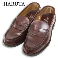 HARUTA ハルタ 通年 ARVIN★ レザー コインローファー ハルタローファー Sz.24EEE レディース 通学