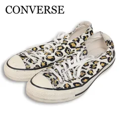 CONVERSE コンバース 1SD556 通年★ レオパード ヒョウ柄 スニーカー オールスター Sz.24 レディース