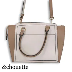 & chouette アンドシュエット 通年★ トートバッグ ハンドバッグ ショルダーバッグ バイカラー 2WAY Sz.F レディース