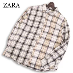 ZARA ザラ 通年★ 長袖 チェック シャツ Sz.S メンズ