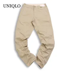 【新品 未使用】 UNIQLO ユニクロ 通年★ ヴィンテージ レギュラーフィット チノ パンツ チノパン Sz.76cm メンズ