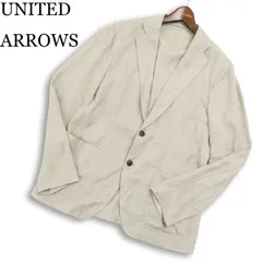UNITED ARROWS ユナイテッドアローズ 春夏★ 2B アンコン テーラード ジャケット ブレザー Sz.XL メンズ 大きいサイズ