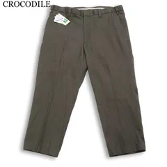 【新品 未使用】 CROCODILE クロコダイル 通年★ ストレッチ スラックス パンツ Sz.97 メンズ 大きいサイズのサムネイル