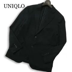 UNIQLO ユニクロ 通年★ ドライ コンフォート テーラード ジャケット Sz.M メンズ 黒