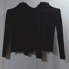 極美品GU(GU)Sサイズブラックタートルネックニット2枚セット