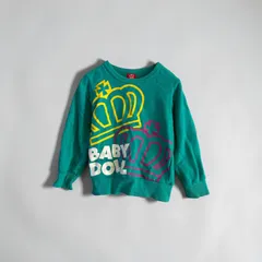 ⑩baby doll ベビードール 裏毛トレーナー　プリント　キッズ　子ども服　110cm