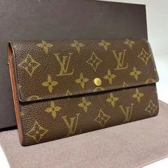 y21 ポルトモネ クレディ　ポルトフォイユ サラ　旧型　Louis Vuitton ルイ ヴィトン 　2つ 折り　二つ折り　フラップ ボタン 式　長 財布　ウォレット モノグラム