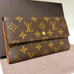 y26 ポルト トレゾール　ポルトフォイユ インターナショナル　旧型　ルイ ヴィトン Louis Vuitton　3つ 三つ 折り　フラップ ボタン 式　長 財布　ロング ウォレット　モノグラム