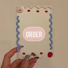 No.549  もくもくアニマルうさぎトレカケース🐰🩵