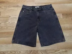 エスターダブル デニム ハーフパンツ W34 ブラック