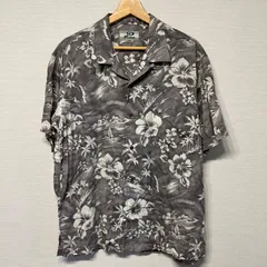(^w^)b PIKO ピコ アロハシャツ ハワイアンシャツ 総柄シャツ 半袖シャツ メンズ レディース ユニセックス サイズL OM10439HGのサムネイル