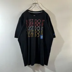 A-104 Nike JUST DO IT オーバーサイズTシャツ ブラック