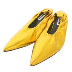 ジルサンダー JIL SANDER パンプス ローヒール ポインテッドトゥ レザー 36 ゴールド /BMのサムネイル