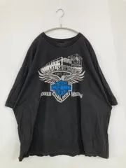 HARLEY-DAVIDSON ハーレーダビッドソン Tシャツ/カットソー 5X-LARGE ブラック