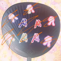 うちわデコ　デコうちわ　デコパーツ  Aぇgroup!