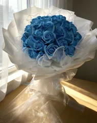 ４色選べるバラ33本母の日プレゼント 華やかで美しいソープフラワー 卒業式花束 花 敬老の日フラワーギフト バラ 人気造花ブーケ 誕生日枯れない花記念日 退職 開店祝い 結婚祝い お見舞い 贈り物