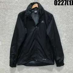 アディダス クライマプルーフ ブラック ウィンドブレーカー m