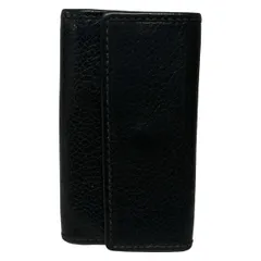 GUCCI(グッチ) キーケース オールドグッチ 黒 4連フック レザー
