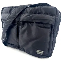 ✨ほぼ新品✨PORTER TANKERポーター タンカー ショルダーバッグ L 2層 斜め掛け 斜めがけ ブラック BLACK 黒 完売品 レア 希少 入手困難 極 美品 メンズ レディース ユニセックス