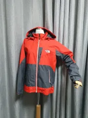 THE NORTH FACE ザノースフェイス ウィンドブレーカー ジャケット レッド/グレー