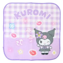 【ハンドタオル　新品】クロミ　ハンカチタオル　スクール柄　サンリオ　入園　入学